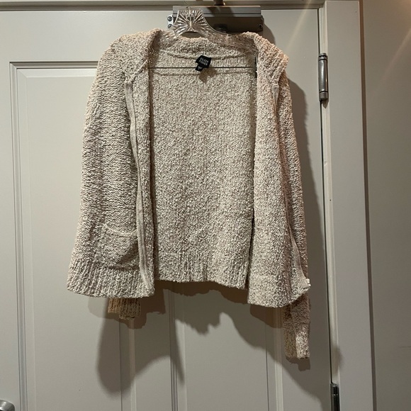 Eileen Fisher Cream Knit Cardigan - Picture 1 of 6